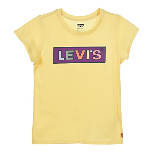 Levi's Kids Koszulka dziewczęca Lvg z krótkim rękawem graficzna koszulka, Plasterek ananasa, 12 Lata