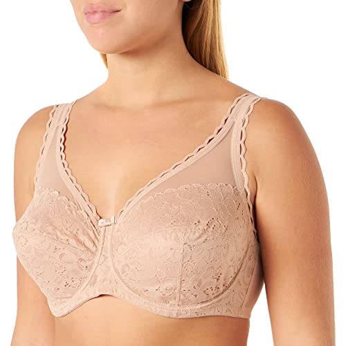 Playtex Damski biustonosz z recyklingu Classic Lace X1 0bvt, brązowy (Piel), 90B, Brązowy (Piel), 90B