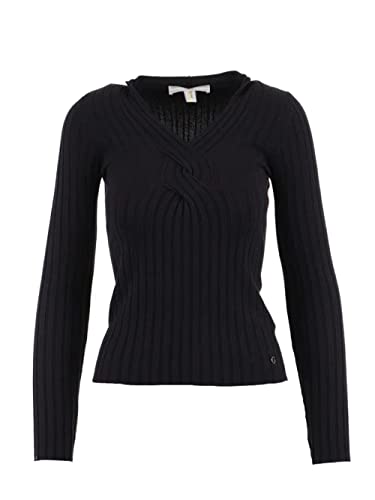 Guess Damski sweter INES Vn Ls, Jet Black A996., M
