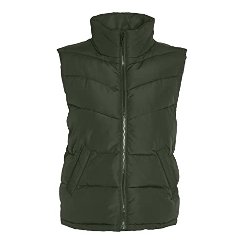 Noisy May Damska kamizelka NMDALCON S/L NOOS Steppweste, Kombu Green, Kombu Zielony, XL