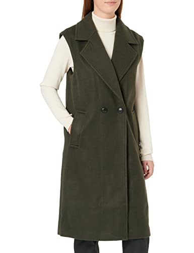VERO MODA Vmspencer Long Waistcoat Boos kamizelka damska, Torf/Szczegóły: solidny, M