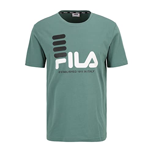 FILA Męski T-shirt BIPPEN Blue Spruce, S, Blue Spruce, S