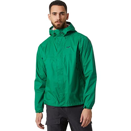 Helly-Hansen męska Loke wodoodporna wiatroszczelna oddychająca kurtka przeciwdeszczowa płaszcz, 486 malachit, S