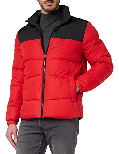 Jack&Jones męska kurtka puchowa Jjchili, True Red/Detail:blocking, XXL