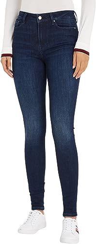 Tommy Hilfiger Damskie spodnie jeansowe TH Flex Harlem U Skinny HW NINA, 28W / 30L, Nina, 28W / 30L