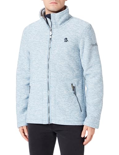 acalmar Philon męska kurtka polarowa, Jasnoniebieski melan?owy, XL