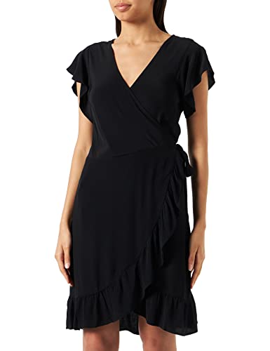 VIFINI WRAP S/S krótka sukienka - NOOS, czarny, 34