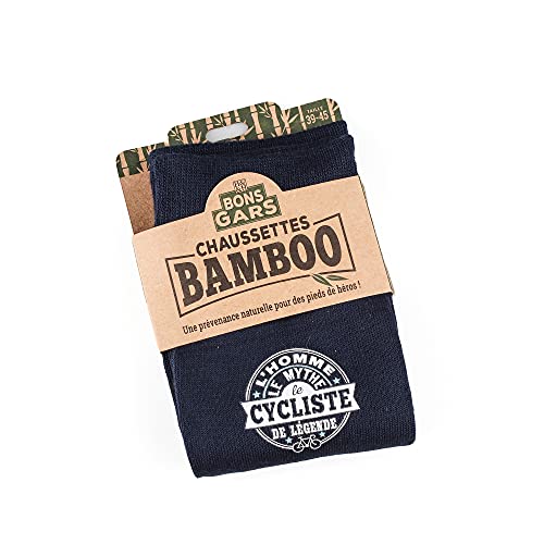 LES BONS GARS męskie skarpety kolarskie, niebieski, 39-45