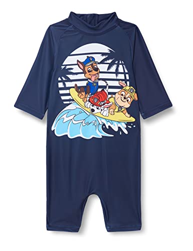 NAME IT Baby Boys NMMMILOW PAWPATROL 3/4 UV Suit CPLG kąpielówki, Dark Sapphire, 80, Dark Sapphire, 80