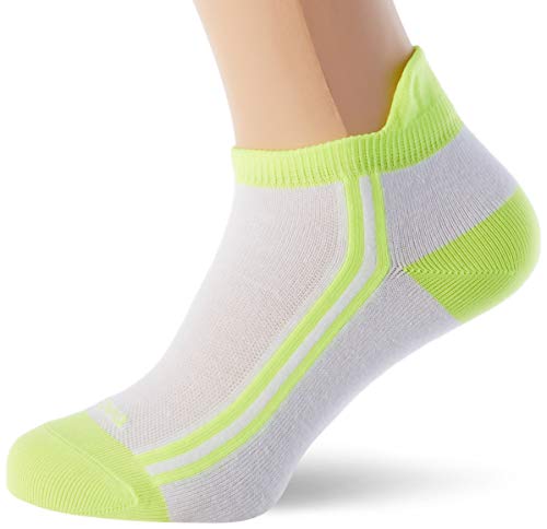 POMPEA Damskie skarpety Minicalza Active Up (6 szt.), BIANCO/LIME, 39-42 EU