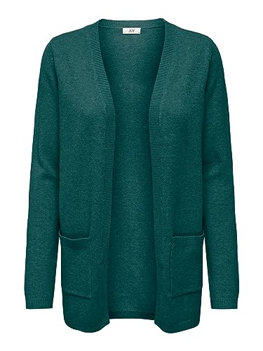 JdY Jdymarco L/S Open Cardigan KNT Noos Kardigan z dzianiny, Atlantic Deep/Szczegóły: melanż, XL