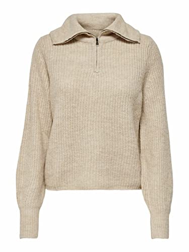ONLY sweter damski karinna, Pumice Stone/szczegóły: w. Melange, XS