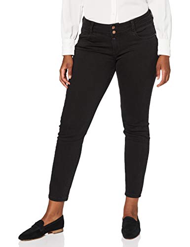 Timezone Jeansy damskie Slim Enyatz, Clean Black Wash, 29W x 34L