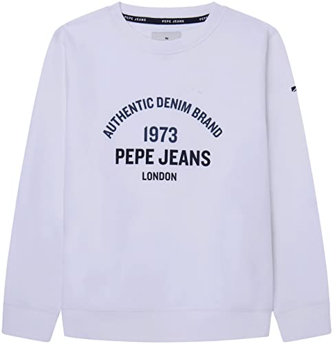 Pepe Jeans Timothy Bluza dziecięca, Biały (White), 8 lat