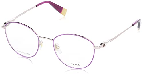 Furla Damskie okulary przeciwsłoneczne Vfu589s, Copper W/Shiny Coloured Parts, 48, Copper W/Shiny Coloured Parts