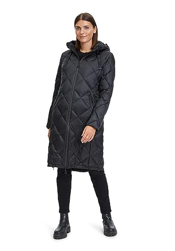 Gil Bret Damski płaszcz caro puchowy, 9042 Jet Black, 44
