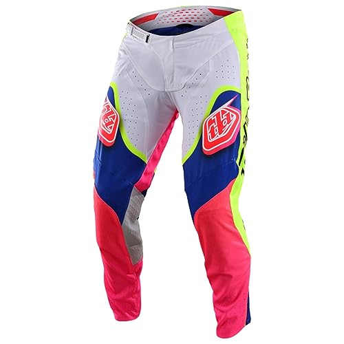 Troy Lee Designs Spodnie Motocyklowe SE PRO Radian Lekkie i trwałe, Biały, 30