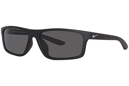 NIKE Sun Unisex Dorosły Okulary przeciwsłoneczne, Matte Black/Silver/Polar Gr, 59/19/135