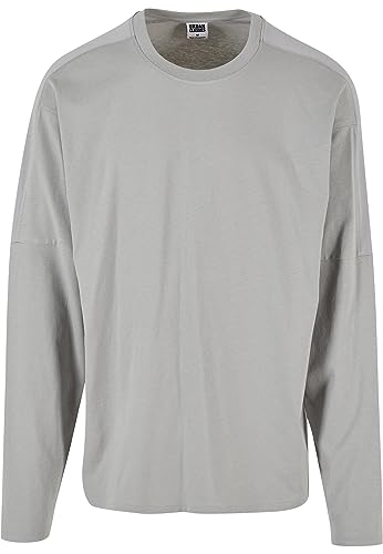 Urban Classics Raglan Back koszulka męska z długim rękawem, Lightassphalt, 4XL