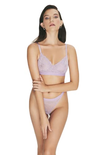 Bonamaison Women's TRBRLT100038 Stringi damskie, fioletowe, L