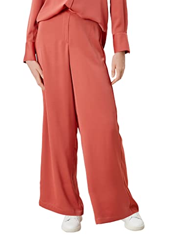 s.Oliver BLACK LABEL Damskie spodnie długie regular fit, Papaya, 44