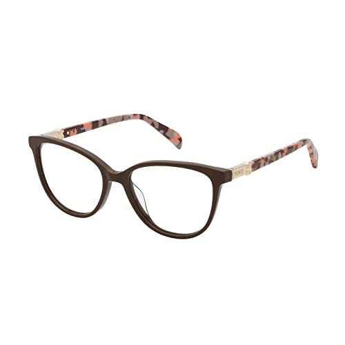 TOUS VTOB28 Okulary, Shiny Full Brown, 53 damskie, Shiny Full Brown, 53