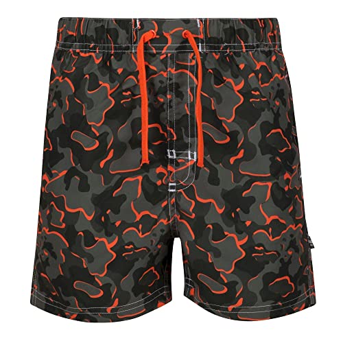 Regatta Skander Ii kąpielówki, Magma Camo liść winogronowy, 3 Lat