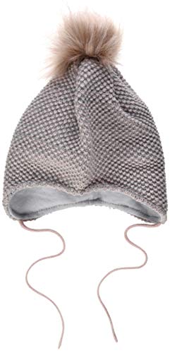 Sterntaler Strickmütze Czapka na słuchawki dla dzieci i dziewcząt, różowy, 43