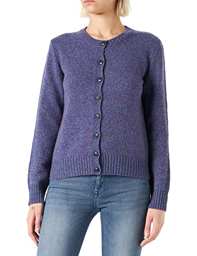 United Colors of Benetton Damski koreański dżersej M/L 103me500l kardigan sweter, niebieski fioletowy 78z, S