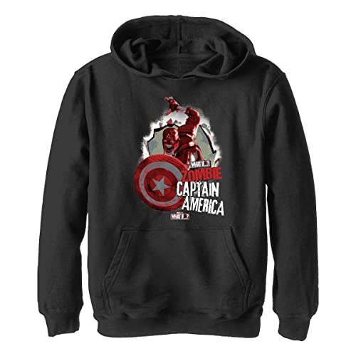 Marvel Unisex Dziecięca czapka z kapturem z motywem zombie, Czarny, XL