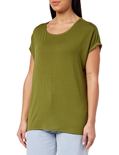 Vero Moda Vmava Plain Ss Top Ga Noos Koszulka Kobiety, Olive Branch, S