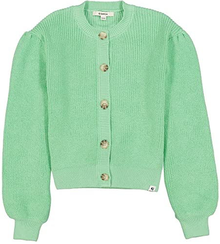 Garcia Kids Dziewczęcy kardigan dzianina, Bleach Green, 152/158, zielony, 152 cm