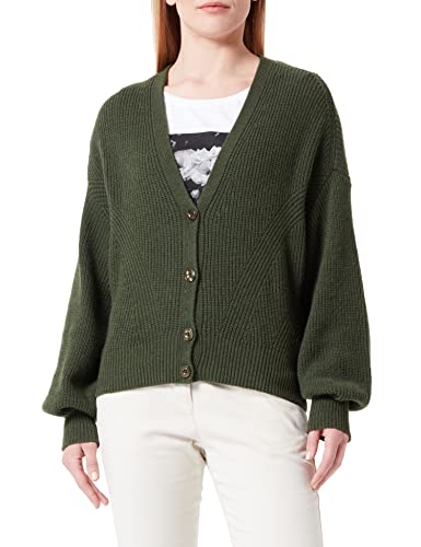 Sisley Damski sweter L/S Cardigan 122HM600O, ciemnozielony, 95A, M
