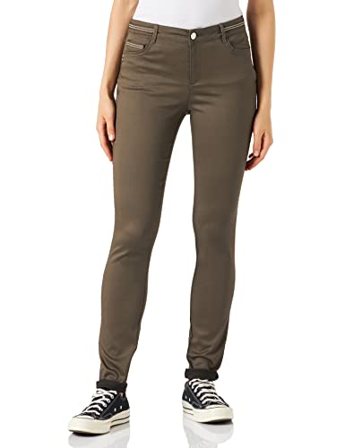 Morgan Damskie spodnie Slim Enduit 212-palona klasyczne spodnie, kaki, 34