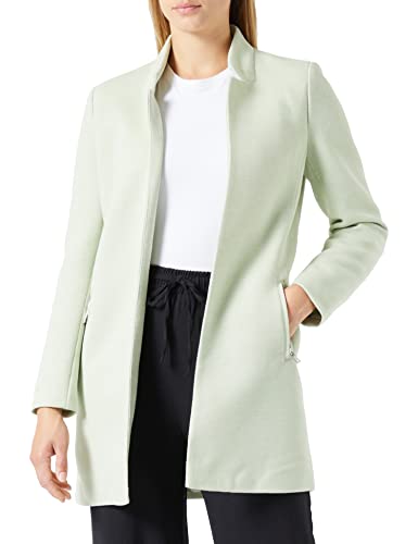 ONLY Damski płaszcz Onlsoho-Linea L/S Zip Coatigan Cc PNT, Reseda/detal: biały melanż, XS