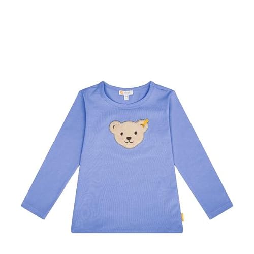 Steiff Unisex dziecięca czapka z długim rękawem i koszulką, Della Robbia Blue, 122