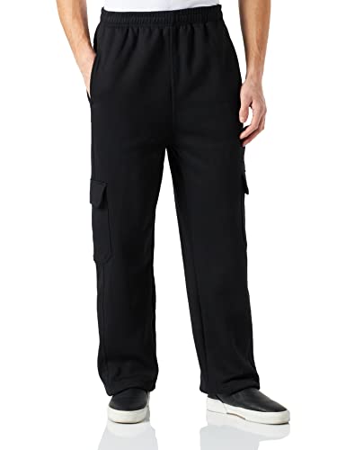 Urban Classics Spodnie męskie cargo Sweatpants, czarny, 32W / 32L