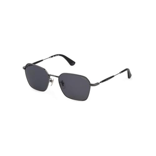 Police Unisex SPLF13 okulary przeciwsłoneczne, czarne, rozmiar 55, czarny, 55