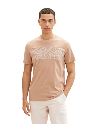 TOM TAILOR Koszulka męska 1036436, 24048-Desert Fawn, 3XL, 24048 - Desert Fawn, 3XL
