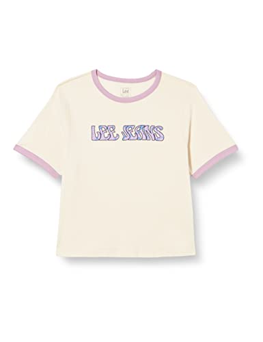 Lee Koszulka damska Shrunken Graphic Tee T-shirt, szyfon, XL, szyfon, XL