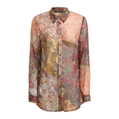 GUESS Koszula damska Ls Clouis, Nadruk paisley Fields, L