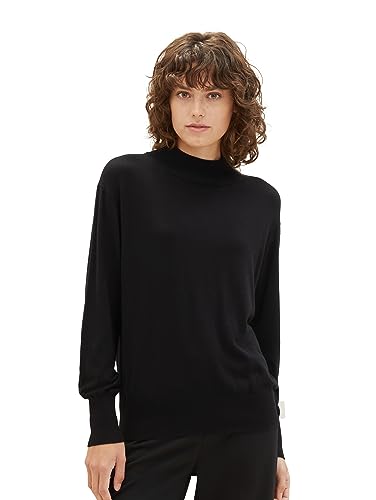 TOM TAILOR Sweter damski, 14482 – Deep Black, 3XL