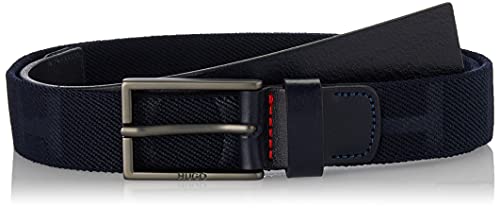 HUGO Pasek męski, Ciemnoniebieski 401., 80