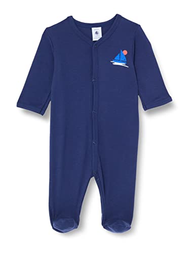 Petit Bateau Pończochy Pijama Dziecko-Chłopiec, Niebieski, 0 miesi?cy