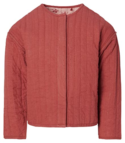 Noppies Dziewczęca kurtka wewnętrzna Kathleen dwustronna kurtka z dzianiny, henna, 116 cm