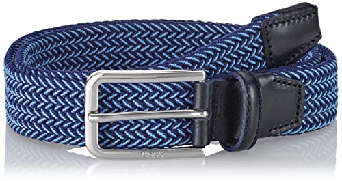 BOSS Pasek męski, Ciemny Blue402, 90