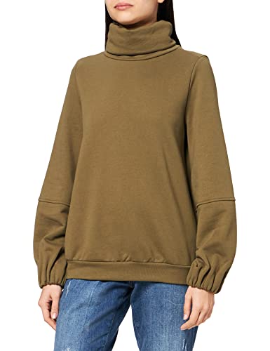 United Colors of Benetton Damska bluza z kapturem, Verde Militare 22y, L