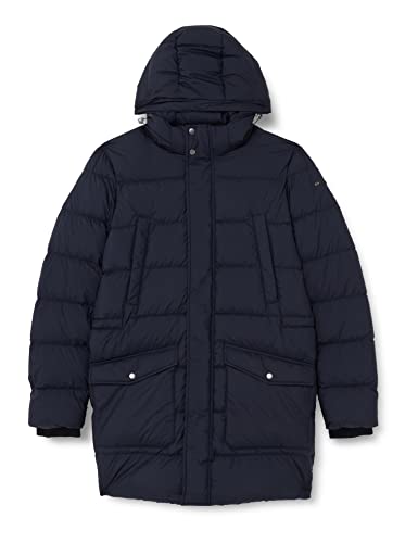 Geox Męski płaszcz M NETTUNO Down Coat, Sky Captain, 58