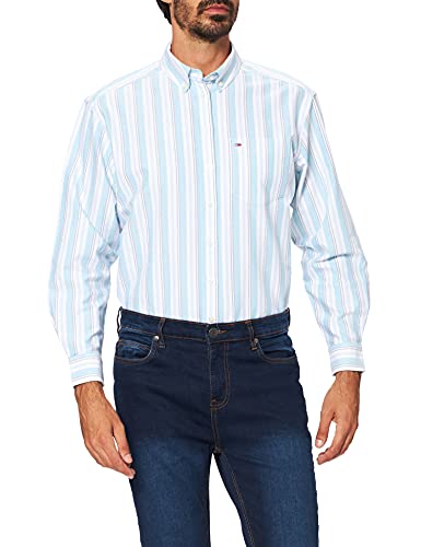Tommy Jeans Damska koszula Tjw Relaxed Stripe, Tidewater/Multi, M