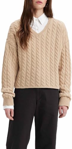 Levi's sweter Damskie Rae sweter (1 zestaw), makadamia, L, makadamia, L